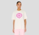 Kenzo - FRANELA BLANCO HUESO CON CORAZON ROSADO