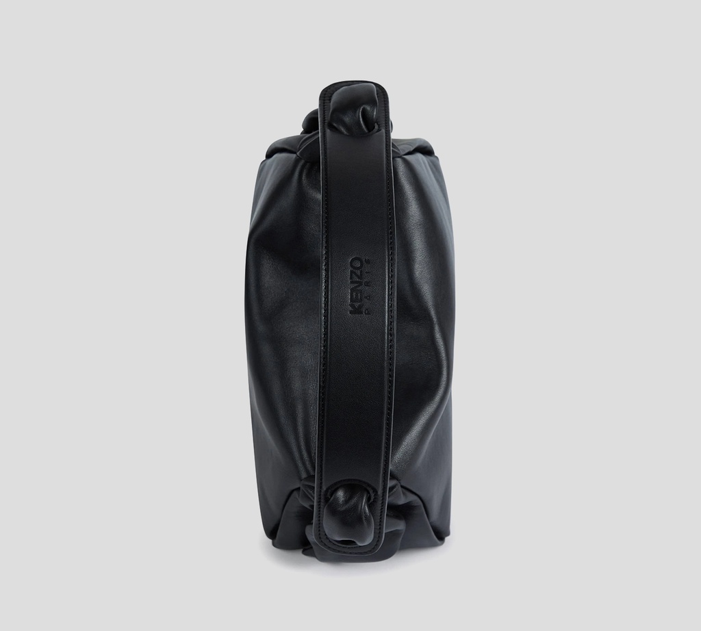 Kenzo - CARTERA DE MANO EN CUERO NEGRO