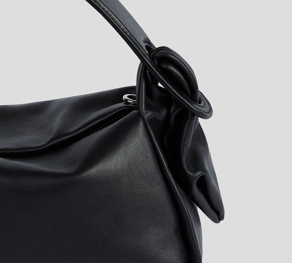 Kenzo - CARTERA DE MANO EN CUERO NEGRO