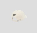 Kenzo - GORRA BEIGE CON FLOR AMARILLA