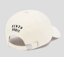 Kenzo - GORRA BEIGE CON FLOR AMARILLA