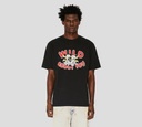 Kenzo - FRANELA NEGRA CON TIGRE ESTAMPADO Y LETRAS ROJAS