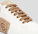 Philipp Plein - SNEAKER BLANCO CON DETALLES Y TRENZAS MARRONES