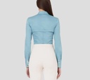 Elisabetta Franchi - BLUSA MANGA LARGA CON BOTONES