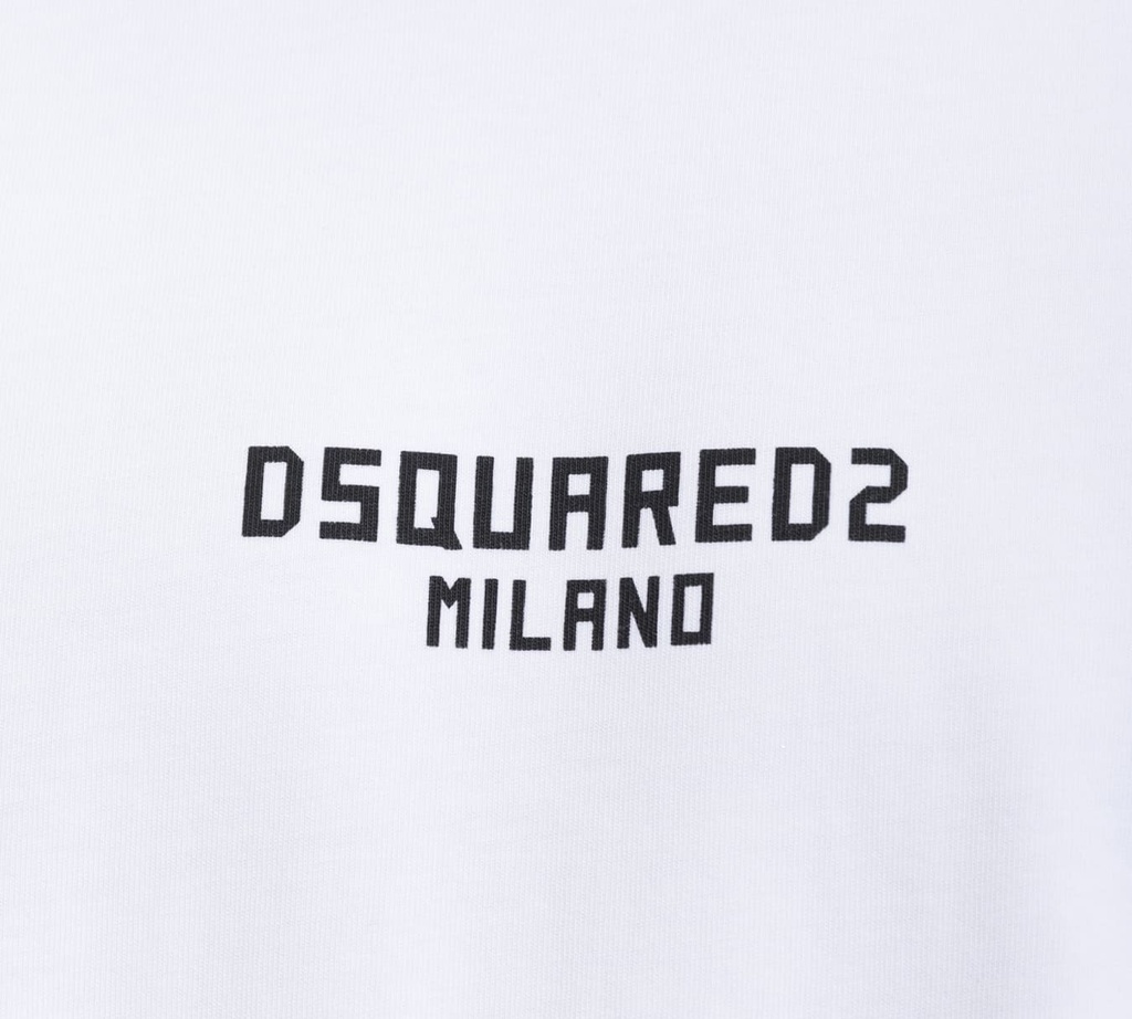 Dsquared2 - FRANELA BLANCA CON DSQUARED2 EN EL PECHO