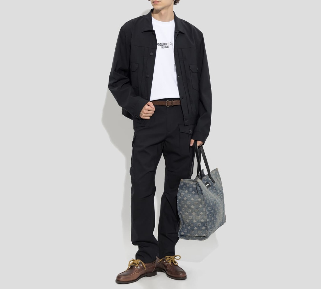 Dsquared2 - FRANELA BLANCA CON DSQUARED2 EN EL PECHO