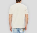 Dsquared2 - FRANELA BLANCO HUESO CON LETRAS VINOTINTO