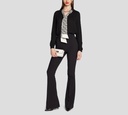 Elisabetta Franchi - BLUSA CON BUFANDA Y CADENA