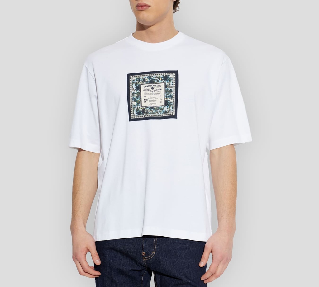 Dsquared2 - FRANELA BLANCA DSQUARED2 BROTHERS