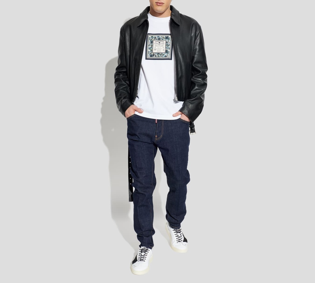 Dsquared2 - FRANELA BLANCA DSQUARED2 BROTHERS