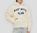 Dsquared2 - HODDIE BEIGE CON CAPUCHA Y LETRAS AZULES