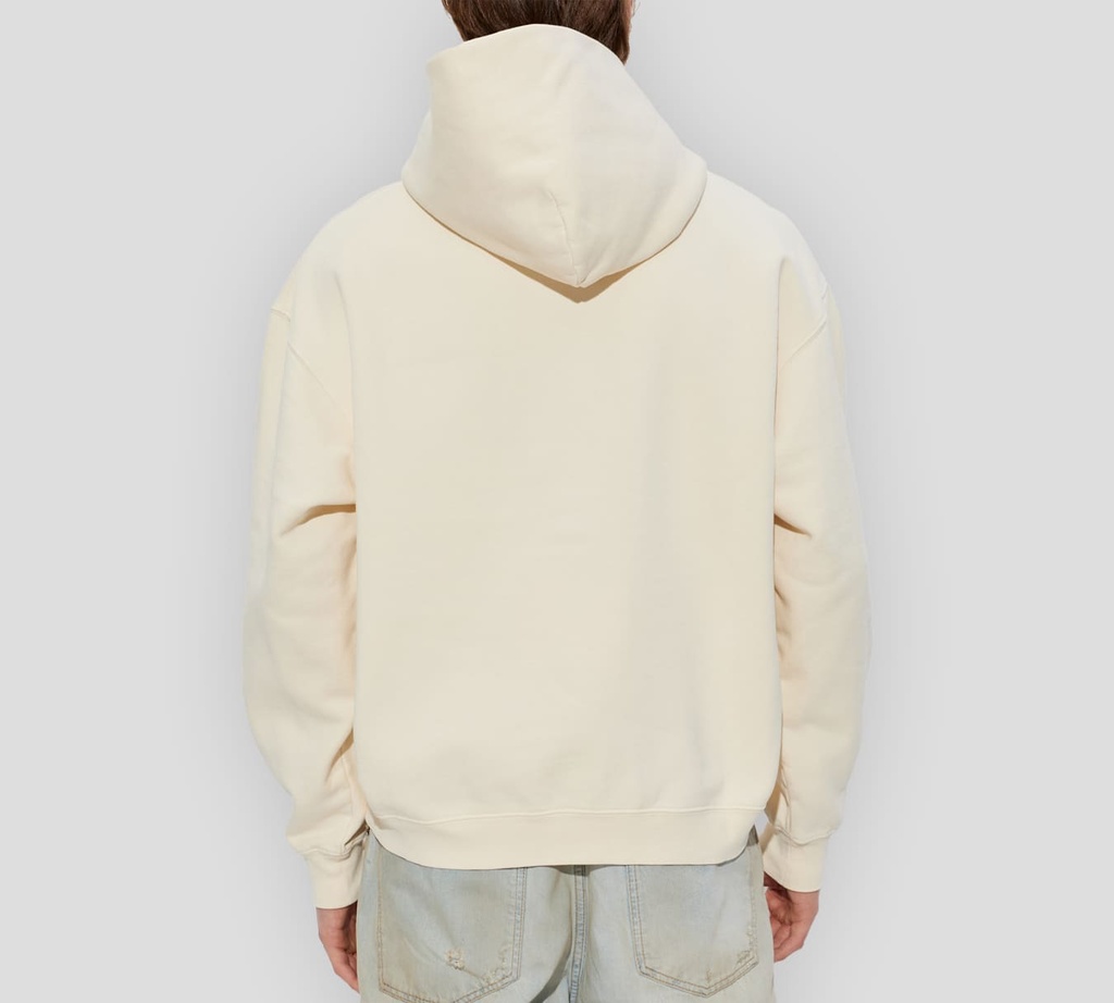 Dsquared2 - HODDIE BEIGE CON CAPUCHA Y LETRAS AZULES