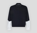 Dsquared2 - POLO RUGBY MANGA LARGA AZUL Y BLANCO