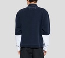 Dsquared2 - POLO RUGBY MANGA LARGA AZUL Y BLANCO