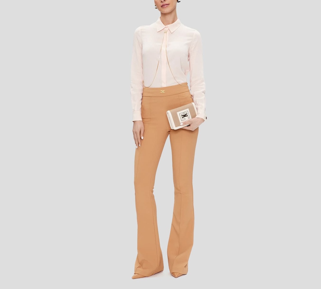 Elisabetta Franchi - BLUSA CON CADENA BA7