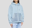 Dsquared2 - SWEATER AZUL CIELO CON BOLSILLOS DE JEAN