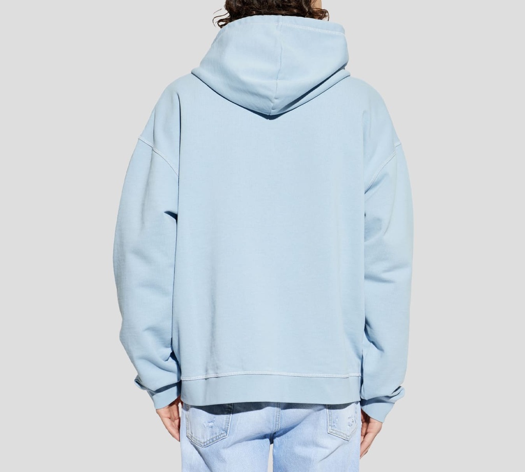 Dsquared2 - SWEATER AZUL CIELO CON BOLSILLOS DE JEAN