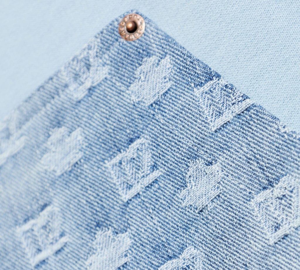Dsquared2 - SWEATER AZUL CIELO CON BOLSILLOS DE JEAN