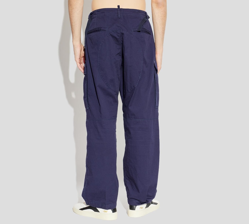 Dsquared2 - PANTALON TIPO CARGO AZUL OSCURO