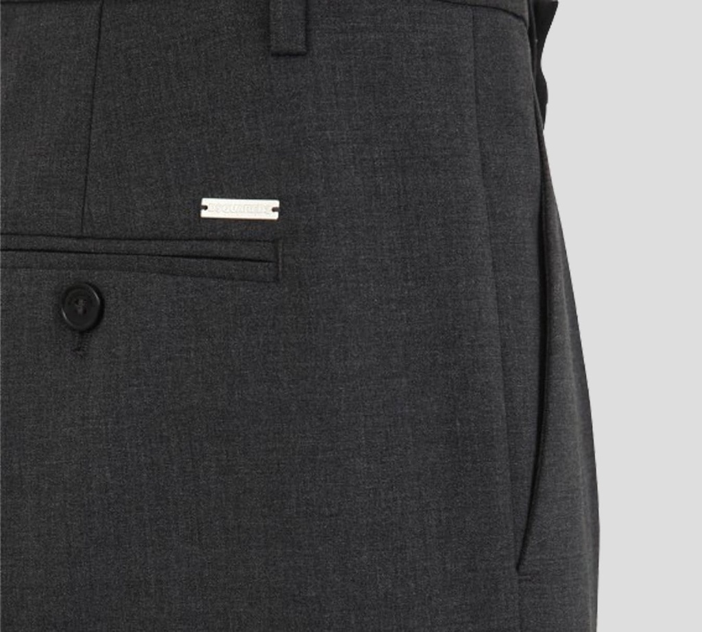 Dsquared2 - PANTALON DE VESTIR GRIS OSCURO