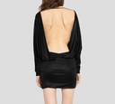 Dsquared2 - VESTIDO NEGRO MINI CON ESCOTE EN LA ESPALDA