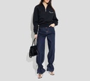 Dsquared2 - SWEATER NEGRO DE CUELLO ALTO Y CIERRE FRONTAL