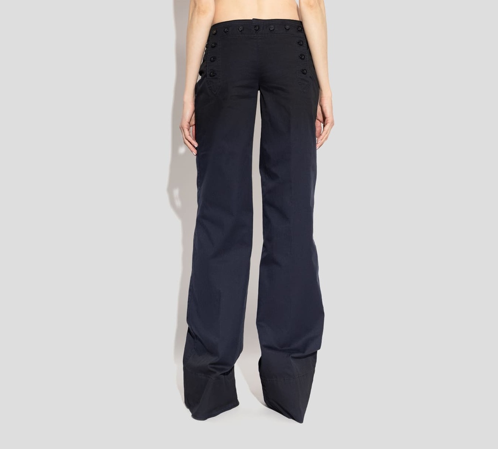 Dsquared2 - PANTALON AZUL OSCURO CON LIGA EN CINTURA