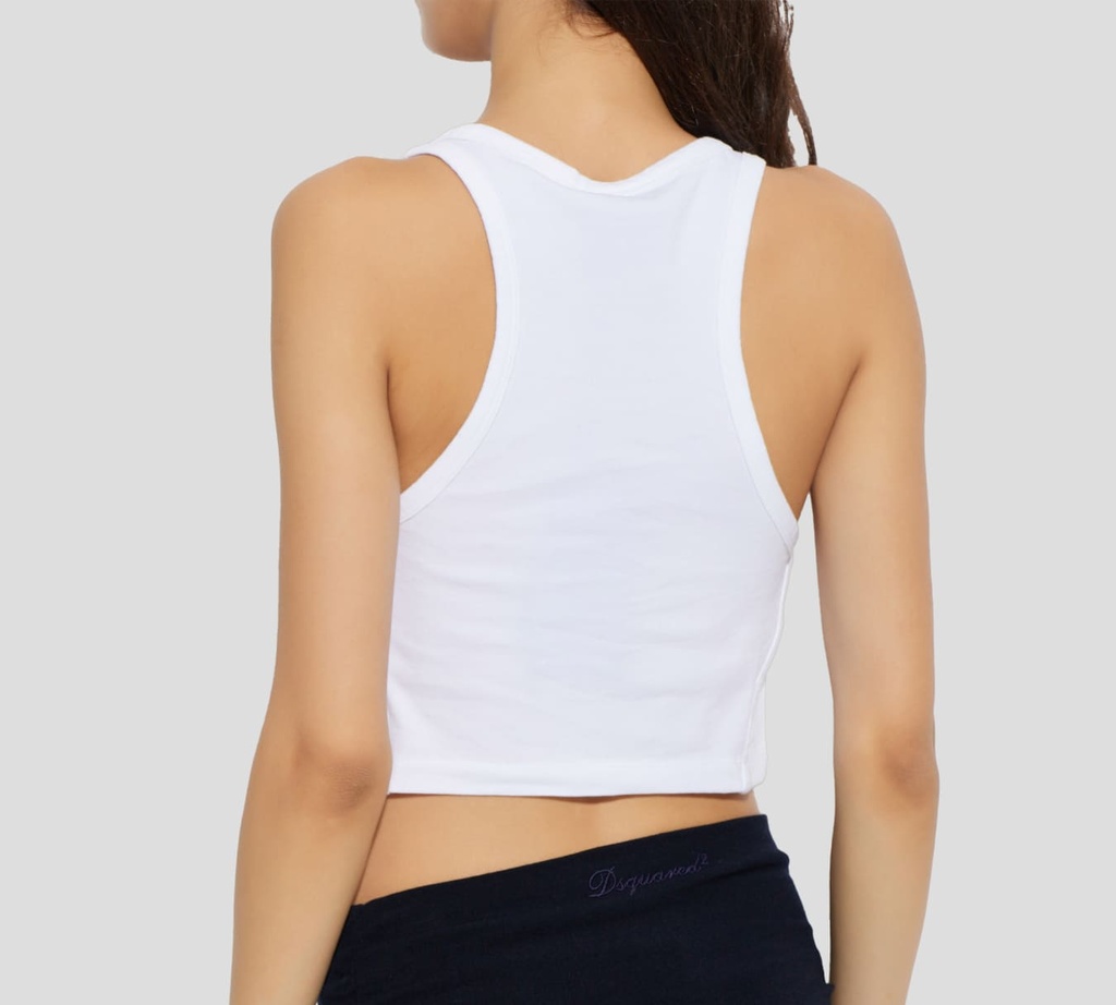 Dsquared2 - TANK TOP BLANCA D2