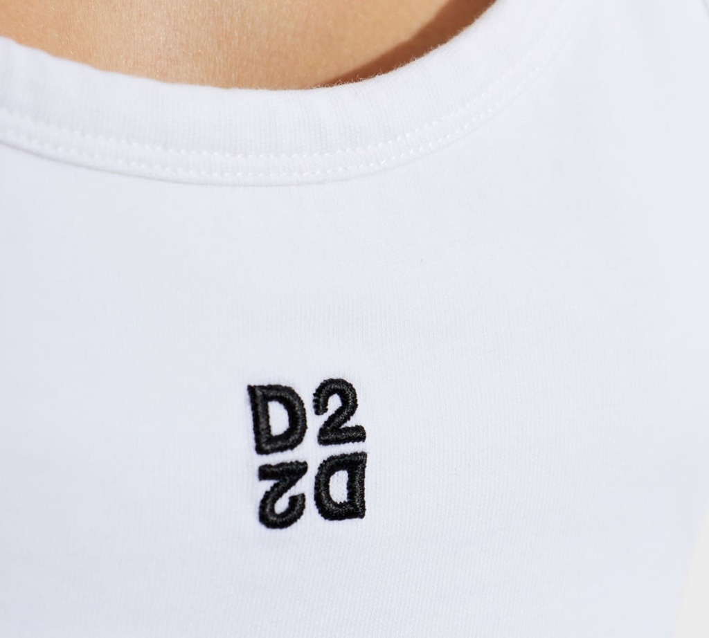 Dsquared2 - TANK TOP BLANCA D2