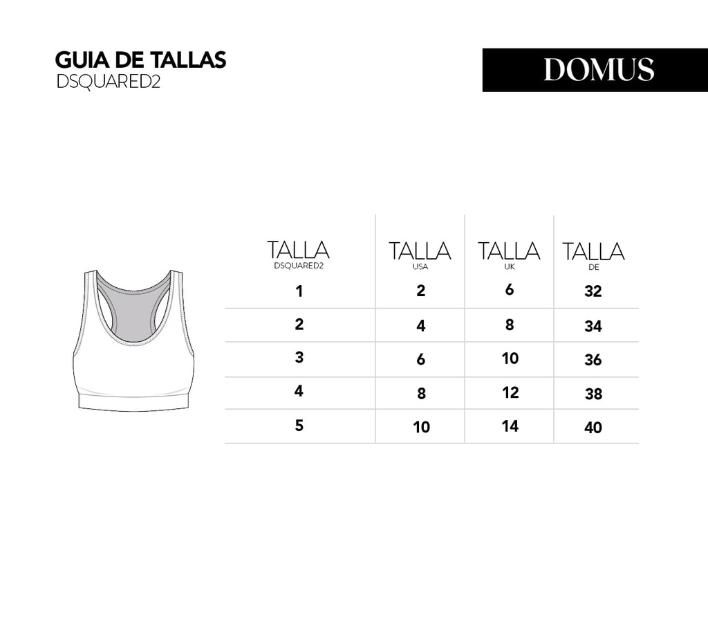 Dsquared2 - TANK TOP BLANCA D2