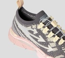 Off White - ZAPATO DEPORTIVO GRIS CON SUELA ROSADA