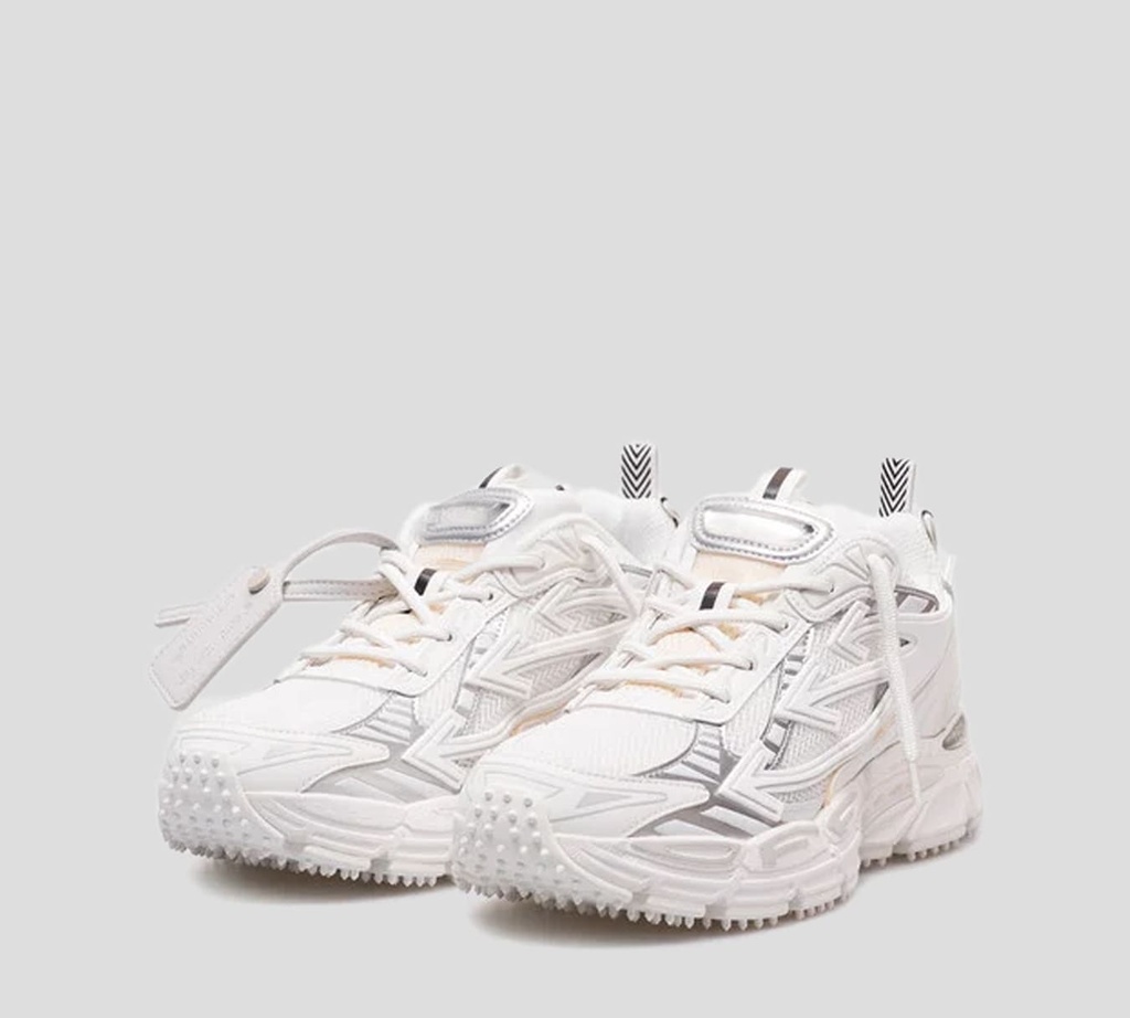 Off White - ZAPATO DEPORTIVO BLANCO CON PLATEADO DAMA