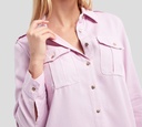 Elisabetta Franchi - VESTIDO TELA DE JEANS CON BOTONES DORADOS