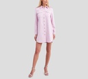 Elisabetta Franchi - VESTIDO TELA DE JEANS CON BOTONES DORADOS