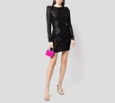 Elisabetta Franchi - VESTIDO CON LENTEJUELAS NEGRO