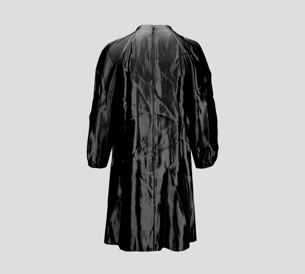 Elisabetta Franchi - VESTIDO NEGRO DE SATIN