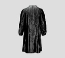 Elisabetta Franchi - VESTIDO NEGRO DE SATIN
