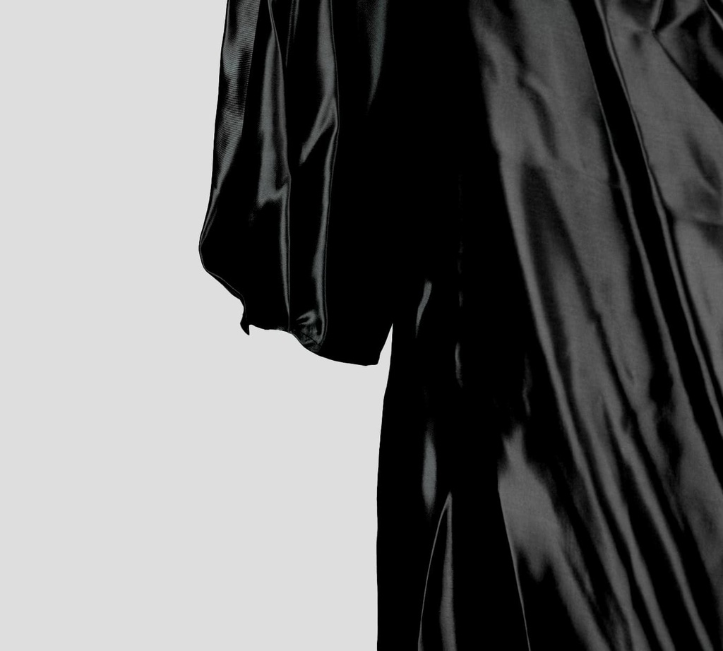 Elisabetta Franchi - VESTIDO NEGRO DE SATIN