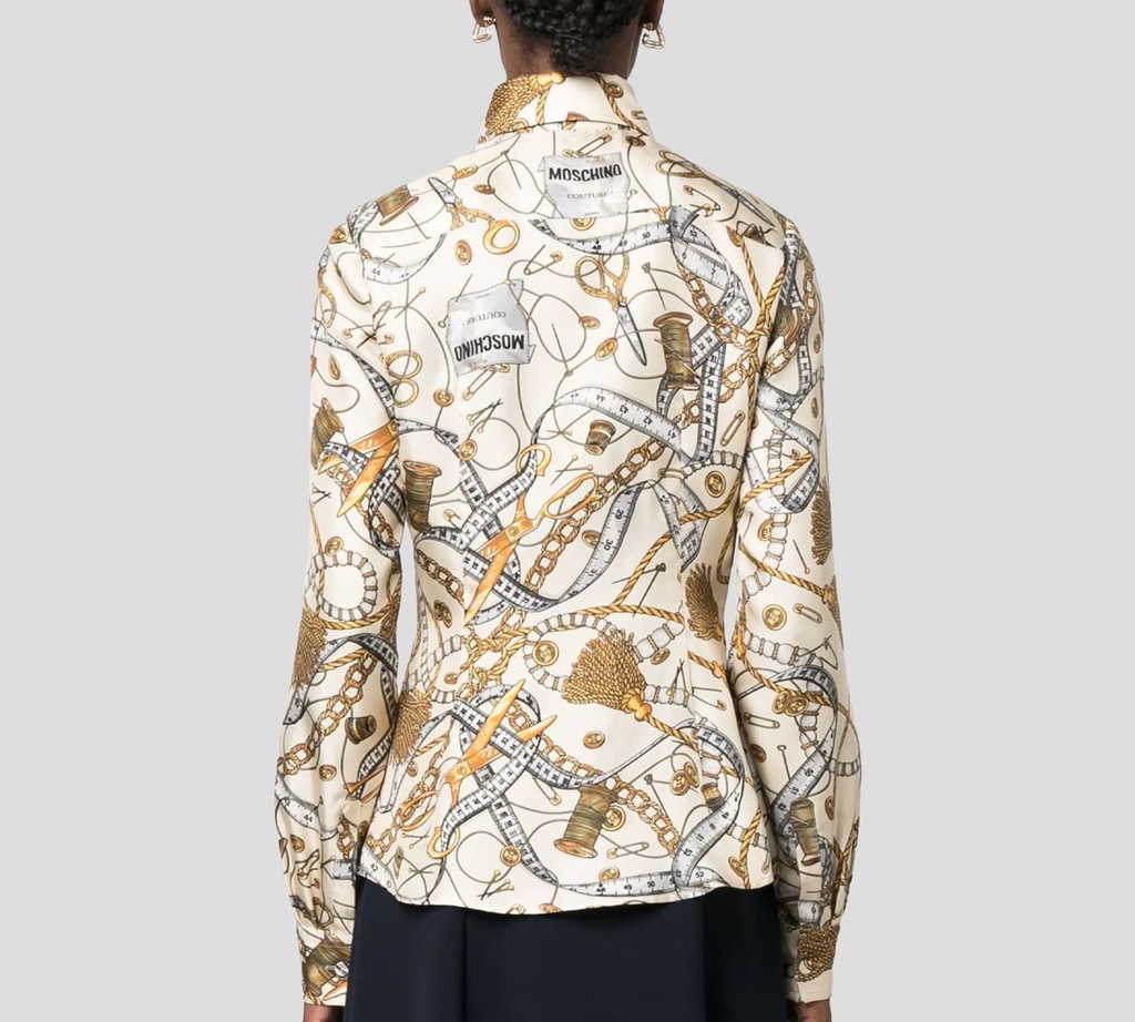 Moschino - BLUSA BEIGE