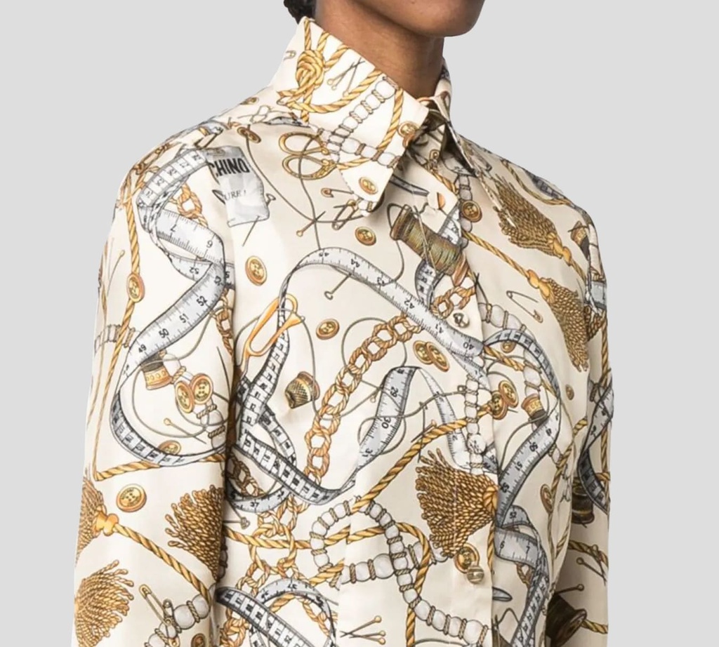Moschino - BLUSA BEIGE