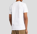 Moschino - T-SHIRT BLANCO BEAR CON BORDADO ROJO