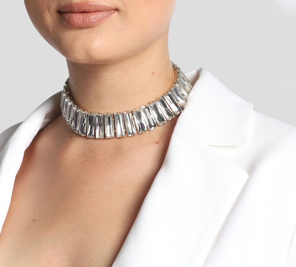 Elisabetta Franchi - GARGANTILLA DE CRISTAL