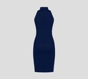 Moschino - VESTIDO AZUL BORDADO