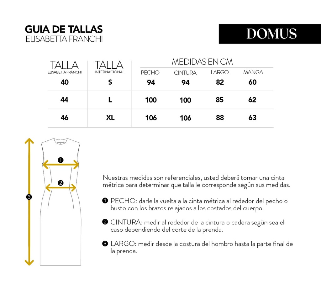 Elisabetta Franchi - VESTIDO MUJER MARFIL