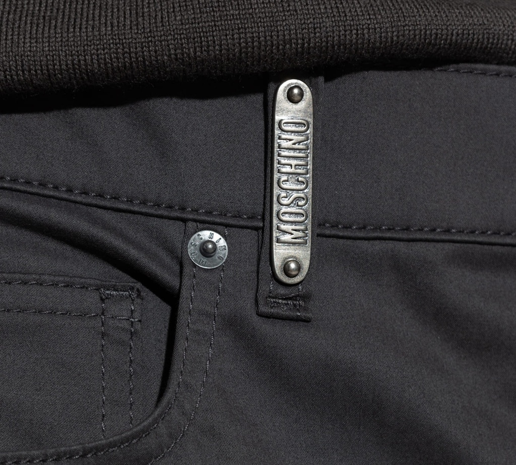 Moschino - PANTALÓN GRIS OSCURO