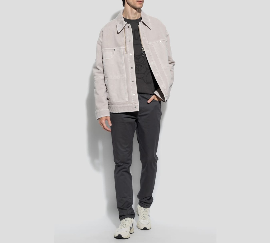 Moschino - PANTALÓN GRIS OSCURO