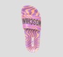 Moschino - SANDALIA SABOTD ZEPPA PARA PISCINA MORADA