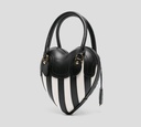 Moschino - CARTERA NEGRO BLANCO - HEART
