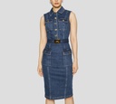 Elisabetta Franchi - VESTIDO AZUL DENIM