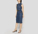 Elisabetta Franchi - VESTIDO AZUL DENIM